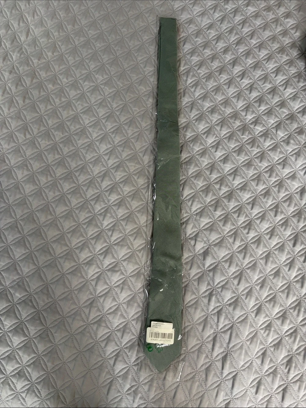 Men's Green Tie - Classic Solid Necktie